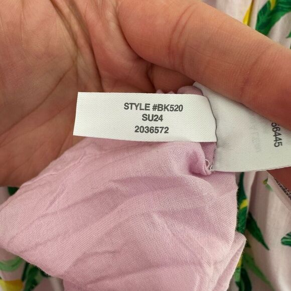 J. Crew Factory Women’s Plus Size Pink Lemon Novelty Printed Sleeveless Midi Dre - Picture 15 of 15